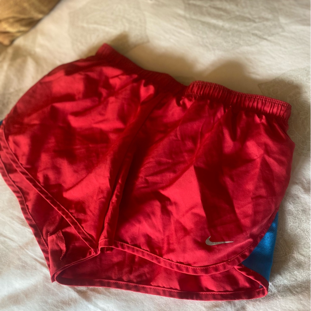 Nike Red and Blue Shorts